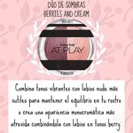 Duo sombra berries y cream