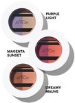 Duo de sombras at play purple light