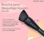 Brocha para maquillaje líquido